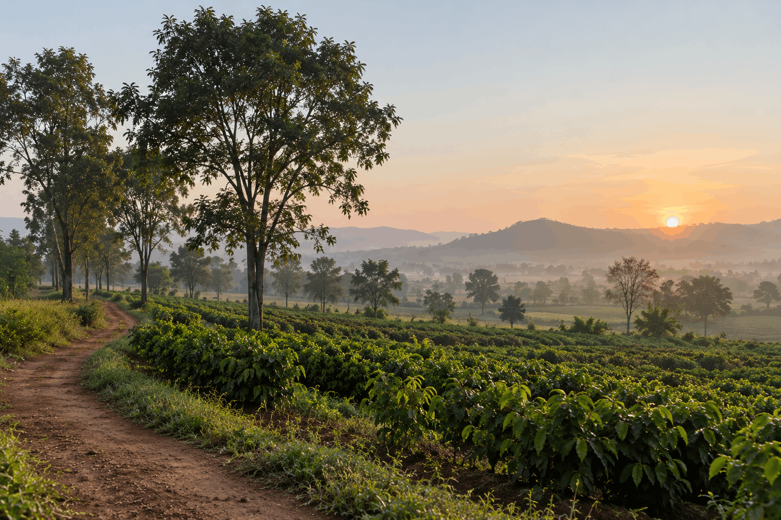 Morning on the estate